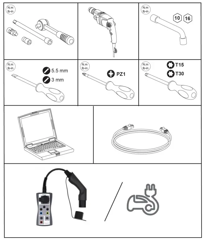 Schneider Electric EVF2S22P44 Evlink PARKING Floor Standing 22KW 2xt2 With Shutter - fig 14