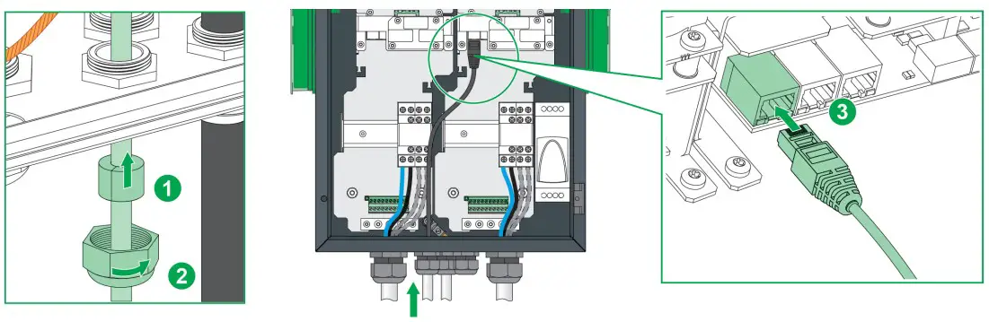 Schneider Electric EVF2S22P44 Evlink PARKING Floor Standing 22KW 2xt2 With Shutter - fig 34