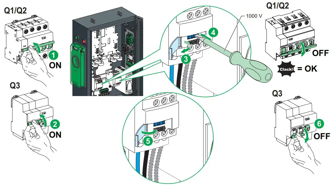 Schneider Electric EVF2S22P44 Evlink PARKING Floor Standing 22KW 2xt2 With Shutter - fig 39