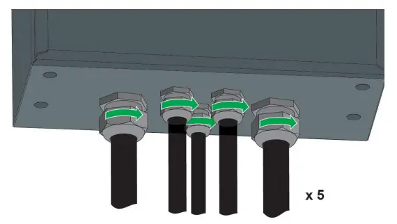 Schneider Electric EVF2S22P44 Evlink PARKING Floor Standing 22KW 2xt2 With Shutter - fig 40