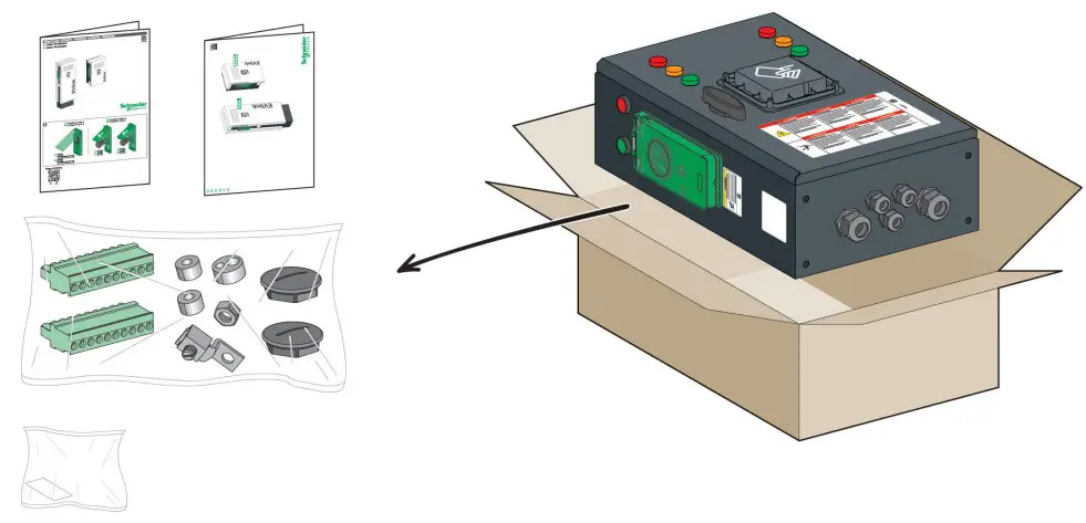 Schneider Electric EVF2S22P44 Evlink PARKING Floor Standing 22KW 2xt2 With Shutter - fig 47