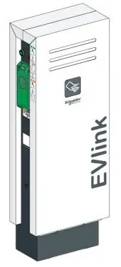 Schneider Electric EVF2S22P44 Evlink PARKING Floor Standing 22KW 2xt2 With Shutter - fig 6