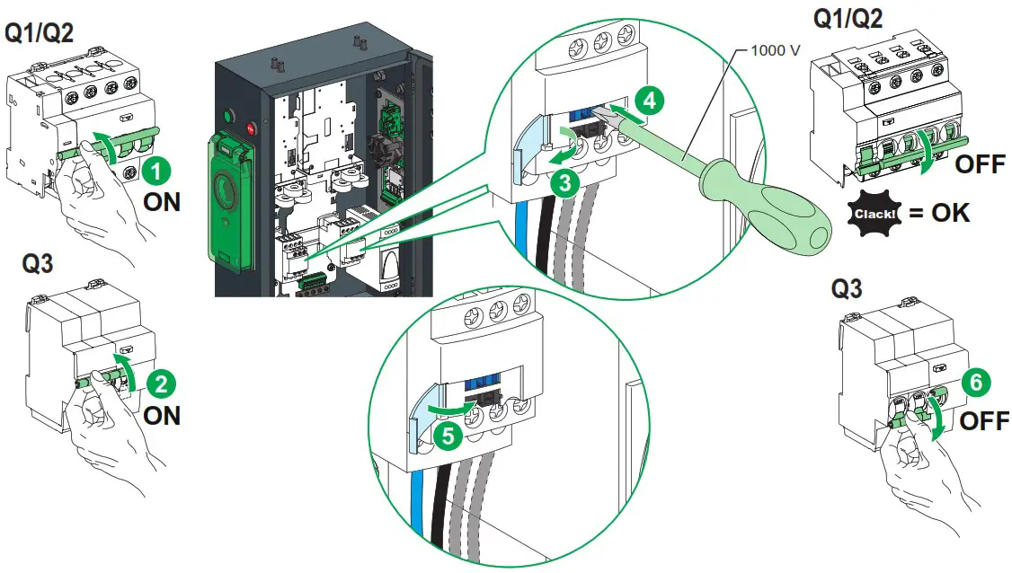 Schneider Electric EVF2S22P44 Evlink PARKING Floor Standing 22KW 2xt2 With Shutter - fig 68