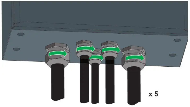 Schneider Electric EVF2S22P44 Evlink PARKING Floor Standing 22KW 2xt2 With Shutter - fig 69