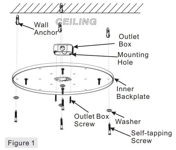 urban ambiance UQL2081 Crystal Flush Mount Ceiling Light-fig3