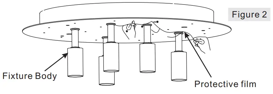 urban ambiance UQL2081 Crystal Flush Mount Ceiling Light-fig4