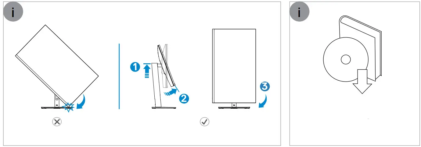 Dell P3221D Monitor - Important