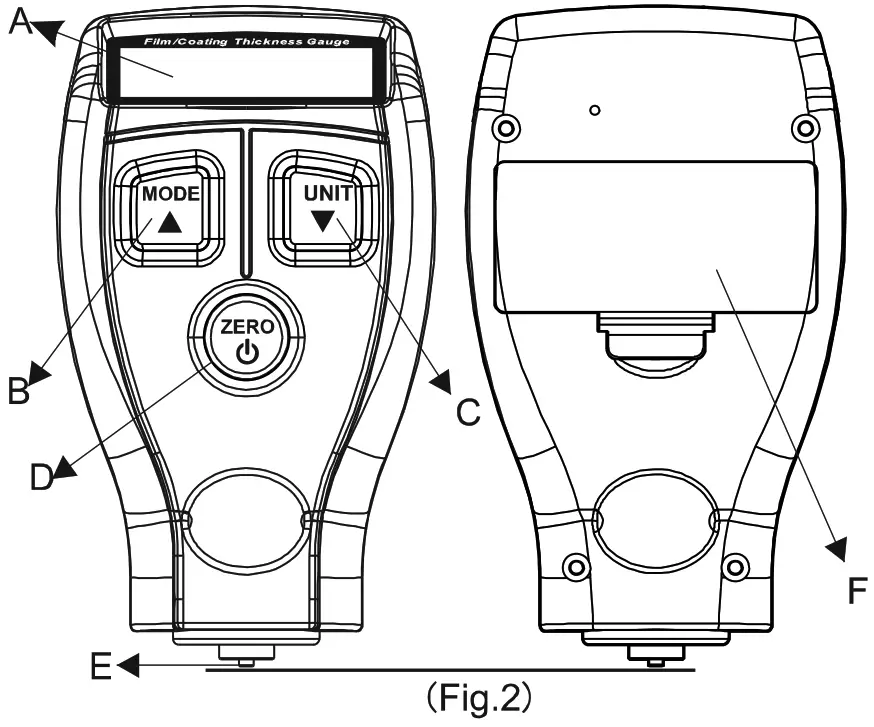 wintact WT210 Film or Coating Thickness Gauge - Overview 1
