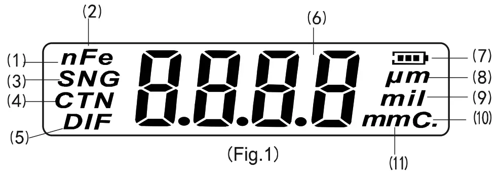 wintact WT210 Film or Coating Thickness Gauge - Overview