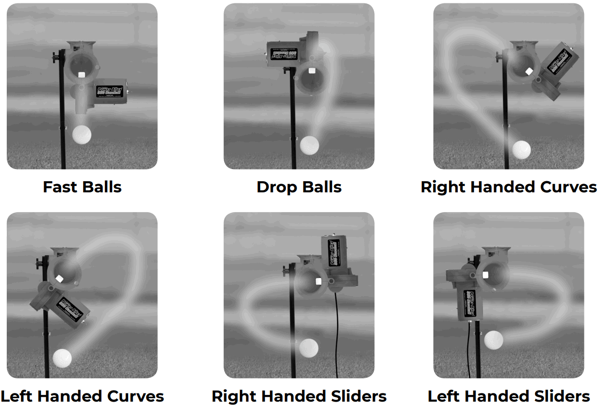 HEATER SPORTS SL129BB Slider 360 Lite Baseball Pitching Machine - Fast Balls