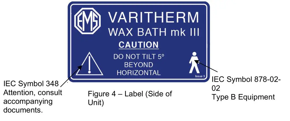 EMS Physio LNC884 Varitherm Wax Bath - Figure 4