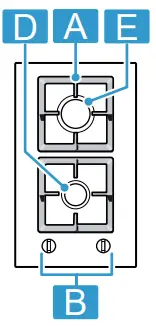 BOSCH PSB3A B20 Built In Gas Hob - Simmer plate1