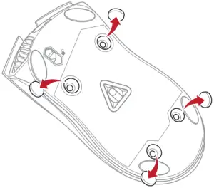 ASUS P504 Gladius II - Replacing the switches 1