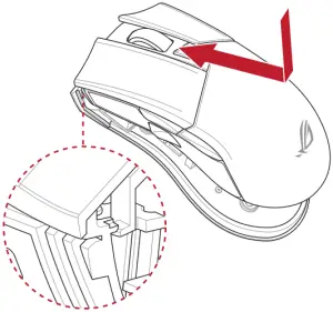 ASUS P504 Gladius II - Replacing the switches 4