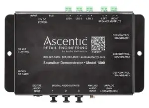 Ascentic 1800 Soundbar Demonstrator with Lighting Sync