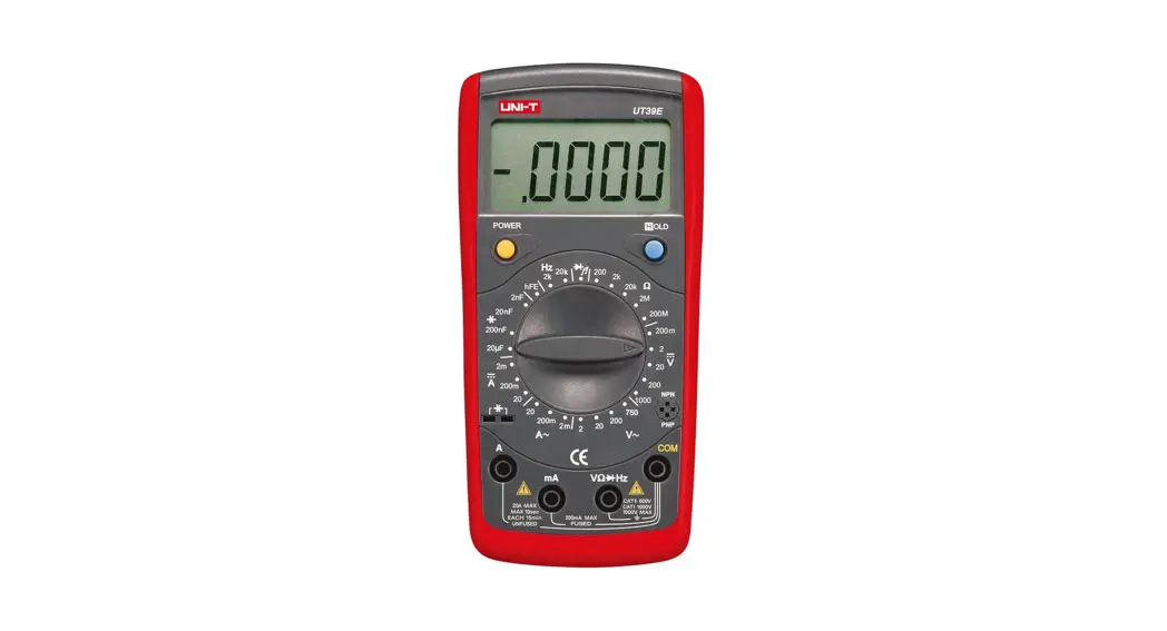 Uni-t Ut39e+ Handheld Multimeter User Manual