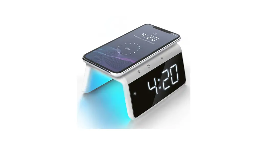 Caliber Hcg 019qi Alarm Clock With Dual Alarm, 8 Colour Lighting, Usb Port And Qi Wireless Charging Zone User Manual Caliber Hcg 019qi Alarm Clock With Dual Alarm, 8 Colour Lighting, Usb Port And Qi Wireless Charging Zone User Manual