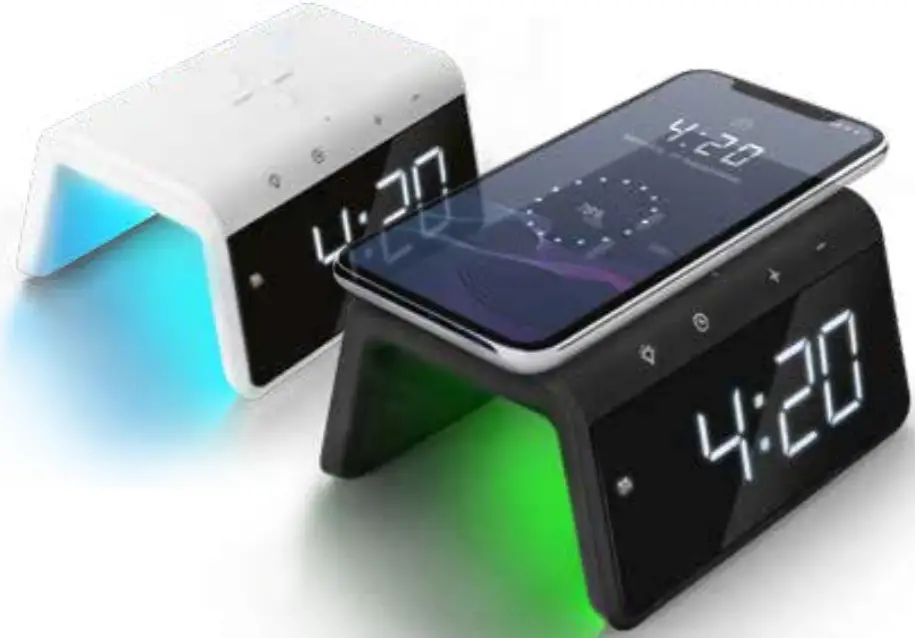 CALIBER HCG 019Qi Alarm clock with dual alarm -FIGURE