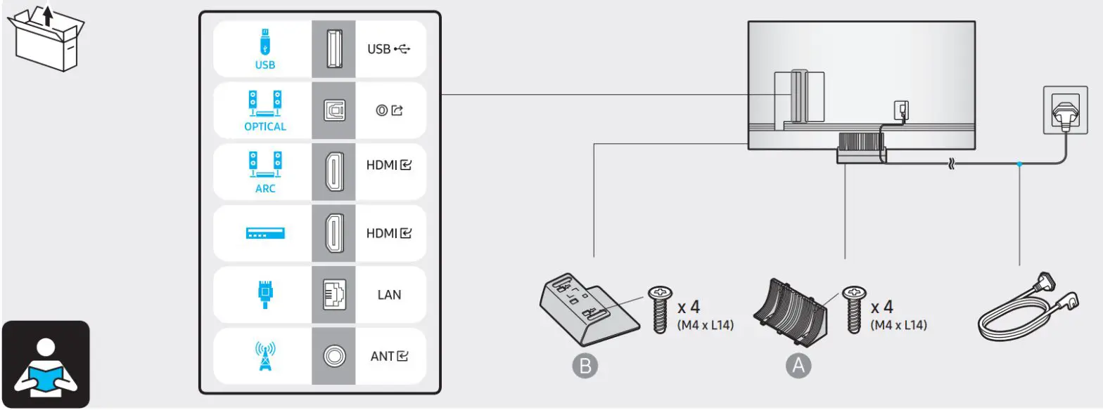 SAMSUNG QN75QN90AAFXZA 75 inch Class Neo QLED - USB