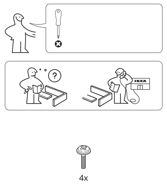 IKEA 104.378.31 Uppvind Floor Lamp with LED Bulb - NOTE