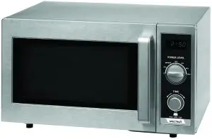 WINCO EMW-1000SD Commercial Stainless Steel Dial Control Microwave