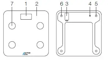 ACTIVE ERA BS-05 Ultra-Slim Smart Digital Scale fig2