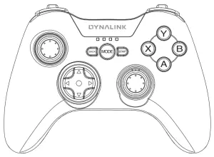 DYNALINK DL GAW36 Wireless Gamepad-