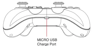 DYNALINK DL GAW36 Wireless Gamepad-side