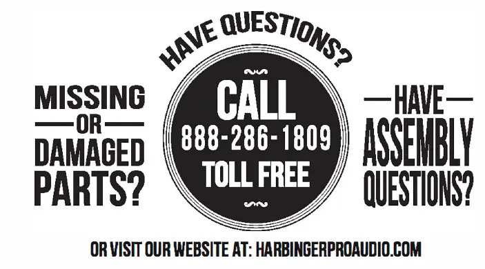 HARBINGER LV8 8-Channel Analog Mixer with Bluetooth fig 15