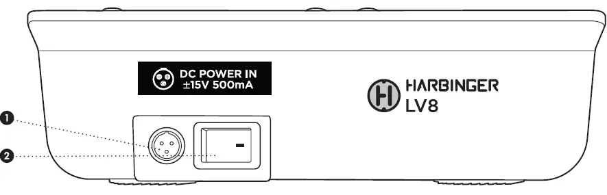 HARBINGER LV8 8-Channel Analog Mixer with Bluetooth fig 6