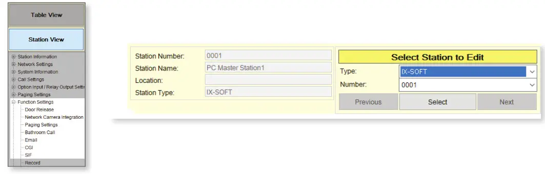 AIPHONE IXW-MA-SOFT IP Video Intercom- Station View