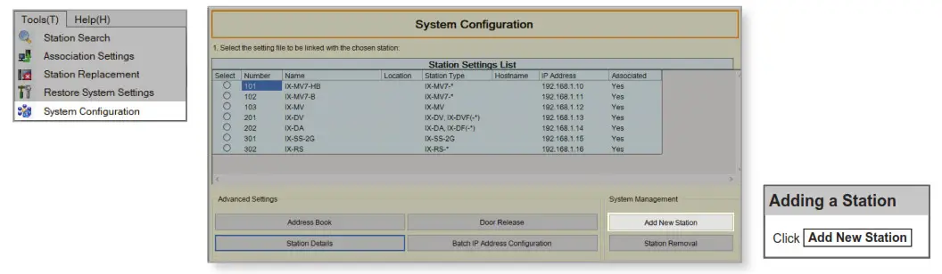 AIPHONE IXW-MA-SOFT IP Video Intercom- Step 1