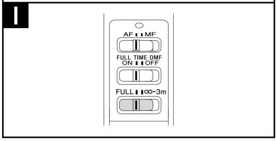 Switching Focus Range