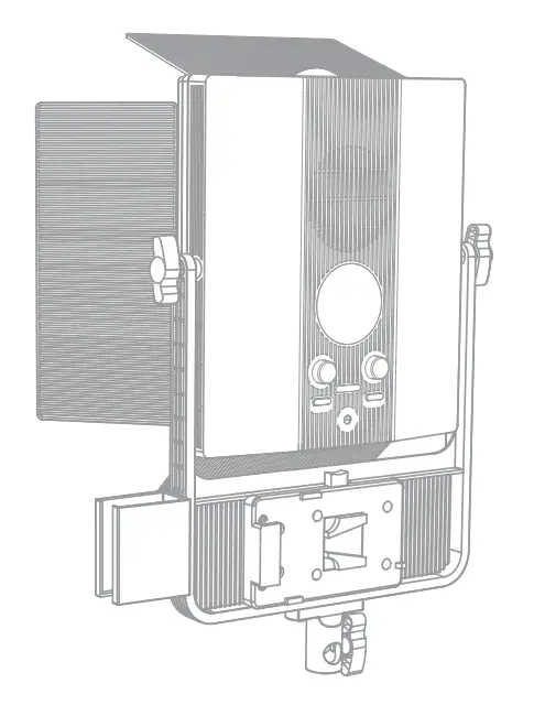 NEEWER NL140 Convex Glass Featured Plastic LED Light