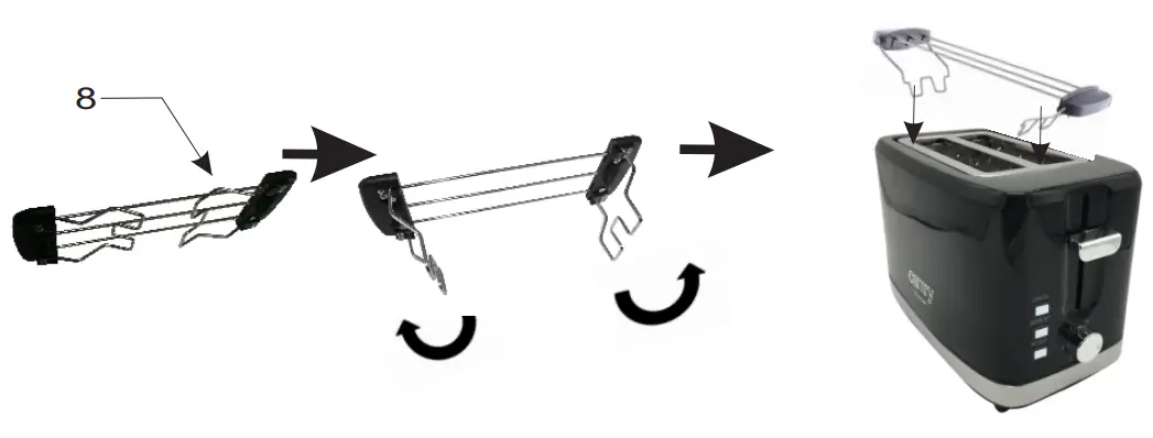ALDLER EUROPE CR 3218 Toaster - fig 1