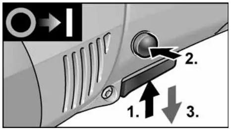 FLEX XFE 7-15 Roto Random Orbit Polisher Instructions - Continuous operation with engaged