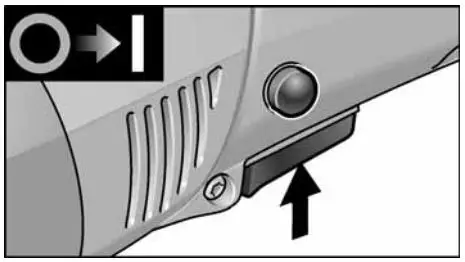 FLEX XFE 7-15 Roto Random Orbit Polisher Instructions - Switch on and off