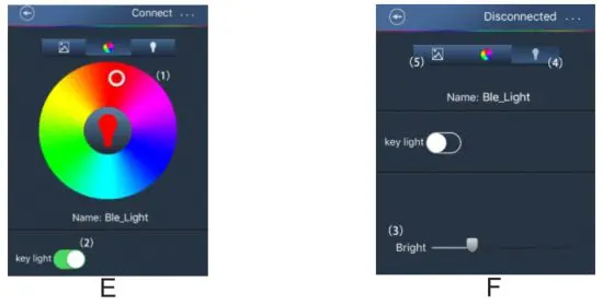 Guangzhou Ovovs Lighting OL2071SRGB RGB LED Light - BLE_Light Operating Instruction 1