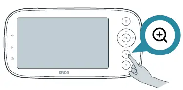 DREO-DR-BBM001-5-Inch-HD-Split-Screen-Baby-Monitor-23