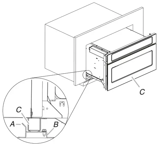 JENNAIR 27 Inch 68.6cm and 30 Inch Electric - flange