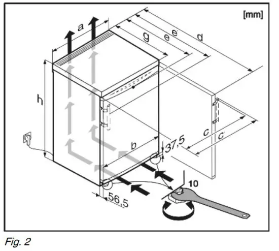 LIEBHERR TB1434 Countertop Fridge - Figure 2