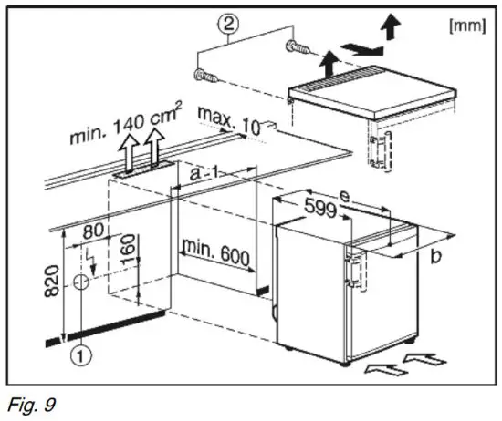 LIEBHERR TB1434 Countertop Fridge - Figure 9