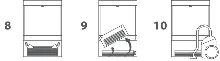 ASTE FINLAND AVO Maxi 200-87 AVO Series Open Front Cooler User Manual - CLEAN CONDENSER