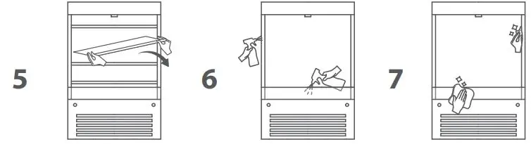 ASTE FINLAND AVO Maxi 200-87 AVO Series Open Front Cooler User Manual - CLEAN INSIDE OUTSIDE