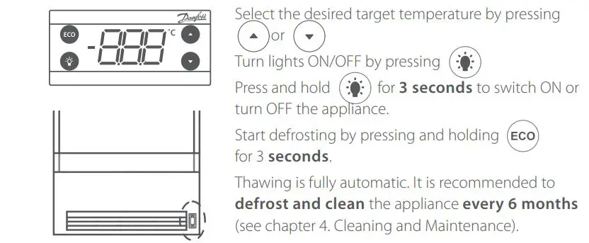 ASTE FINLAND AVO Maxi 200-87 AVO Series Open Front Cooler User Manual - DIGITAL CONTROLLER