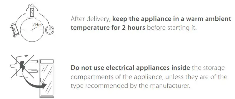 ASTE FINLAND AVO Maxi 200-87 AVO Series Open Front Cooler User Manual - INSTALLATION AND USE