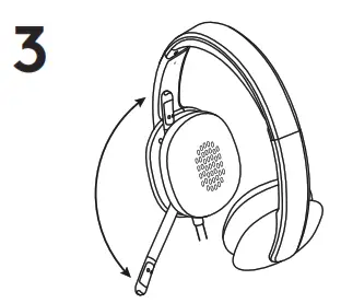logitech H540 USB Computer Headset - HEADSET FIT 3