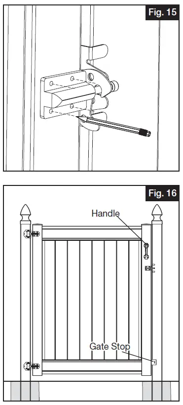 BARRETTE OUTDOOR LIVING 34111486 Vinyl Privacy Gates 13