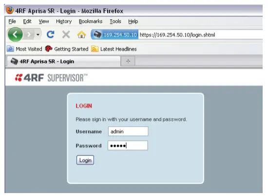 4RF Aprisa SR Data Driven Protected Station - app1