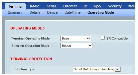4RF Aprisa SR Data Driven Protected Station - app2